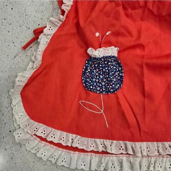 Vintage Nannette Side Tie Dress 24 Months - Picture 2 of 6